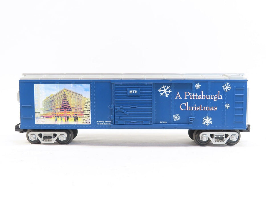 MTH 30-74090 Pittsburgh Christmas Box Car LN