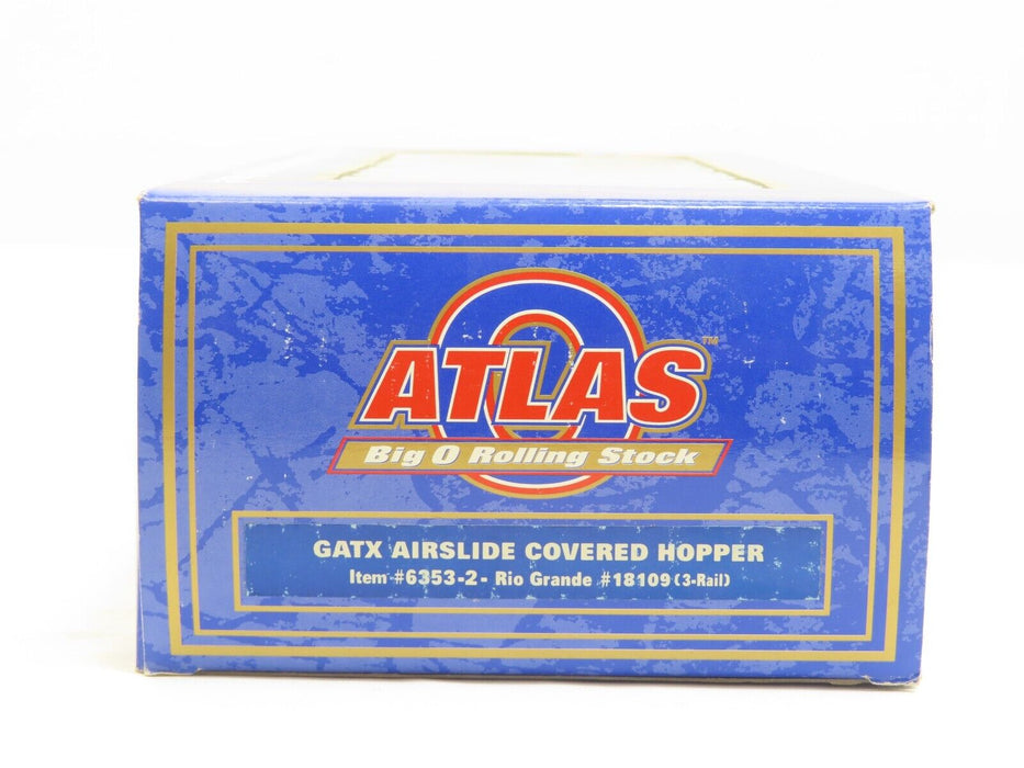 Atlas 6353-2 Rio Grande GATX Airslide Covered Hopper #18109 LN