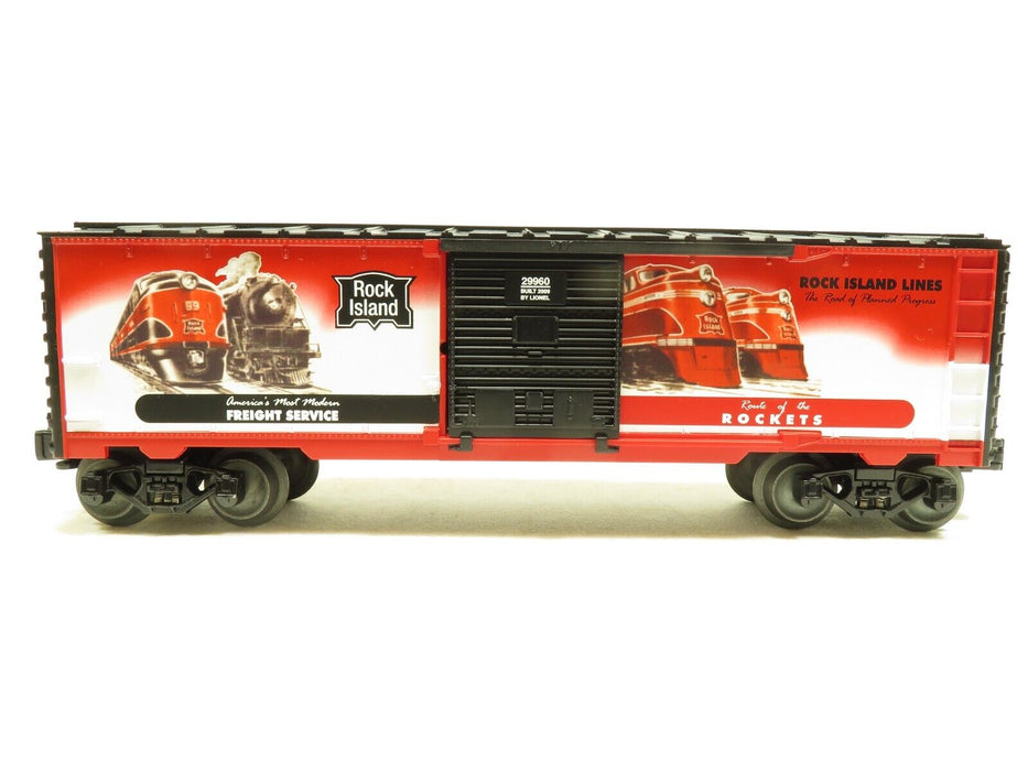 Lionel 6-29960 Rock Island Railroad Art Boxcar NIB