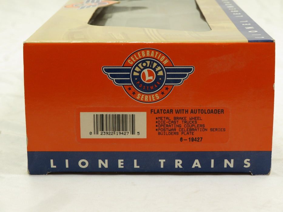 Lionel 6-19427 Flatcar w/Autoloader LN