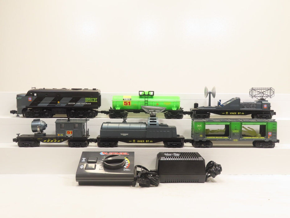 Lionel 6-31926 Area 51 Alien Recovery Train Set No Track LN