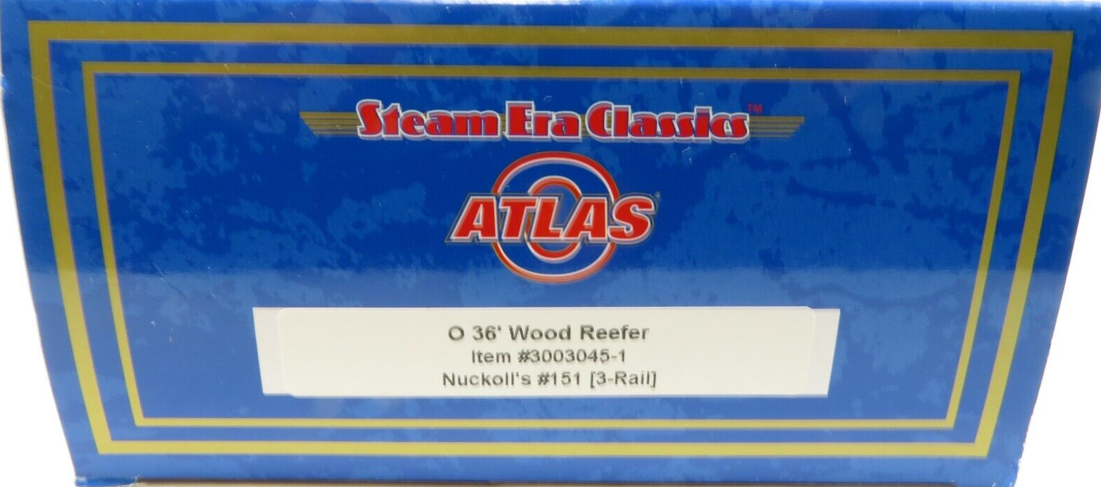 Atlas 3003045-1 Nockoil's #151 36' Woodsided Reefer NIB
