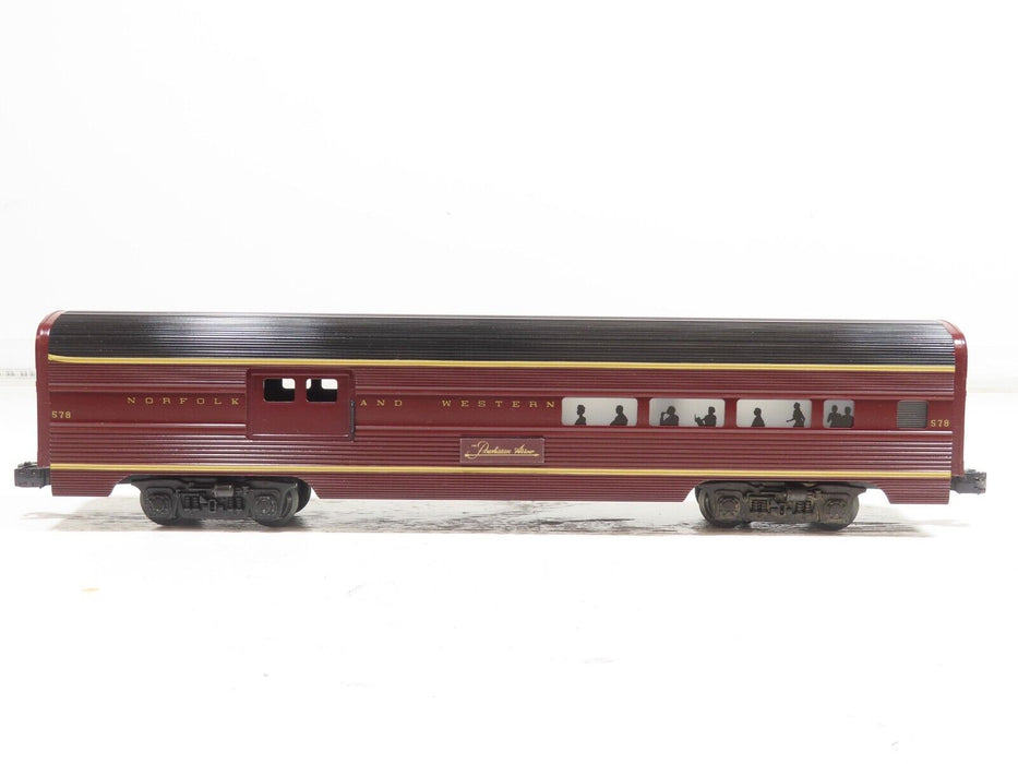 Lionel 6-9563 O Gauge Norfolk & Western Combo Car NIB