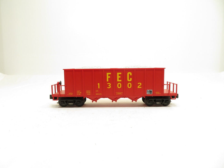 MTH 20-98217 Florida East Coast Rapid Discharge Hopper w/Rock Load LN