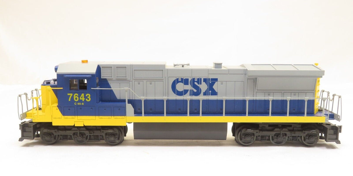 Lionel 6-18215 CSX Dash 8 40-C Diesel Cab #7643 LN — NY-ElectricTrains