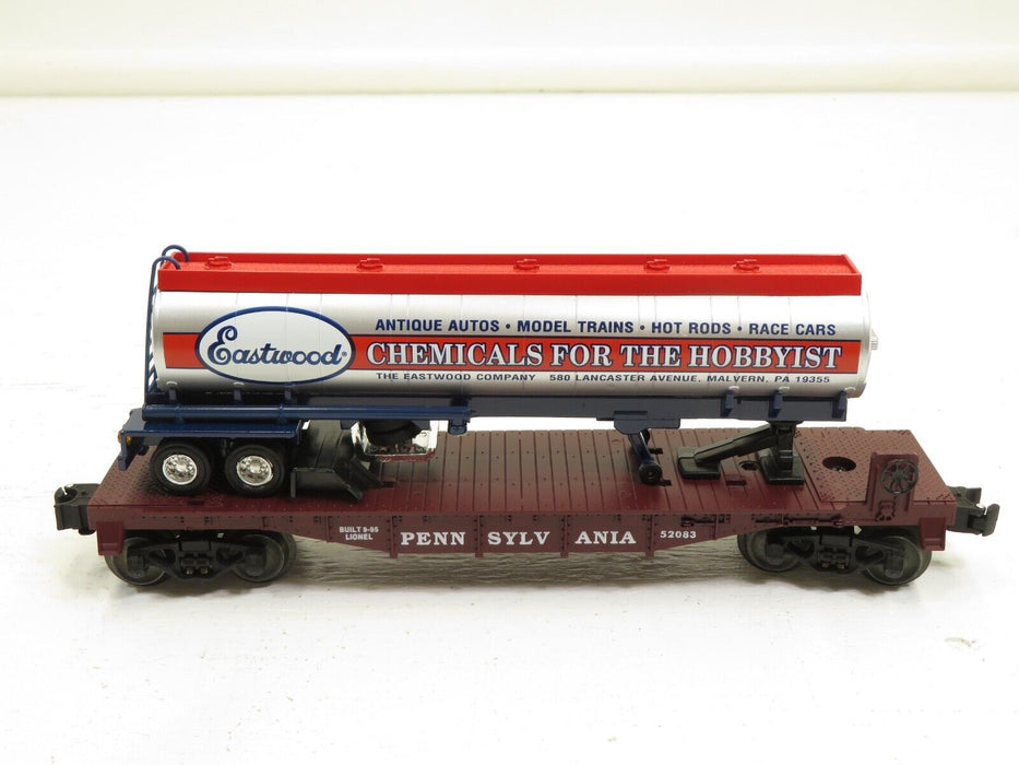 Lionel 6-52083 Eastwood Chemicals Tanker w/Flatcar NIB