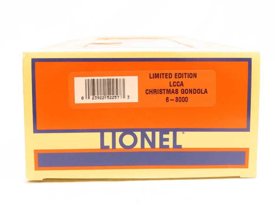 Lionel 6-3000 LCCA Seasons Greetings Christmas Gondola Car Limited Edition  NIB