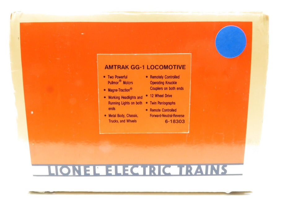 LIONEL 6-18303 Amtrak GG-1 Set with 7 Aluminum Passenger Cars LN