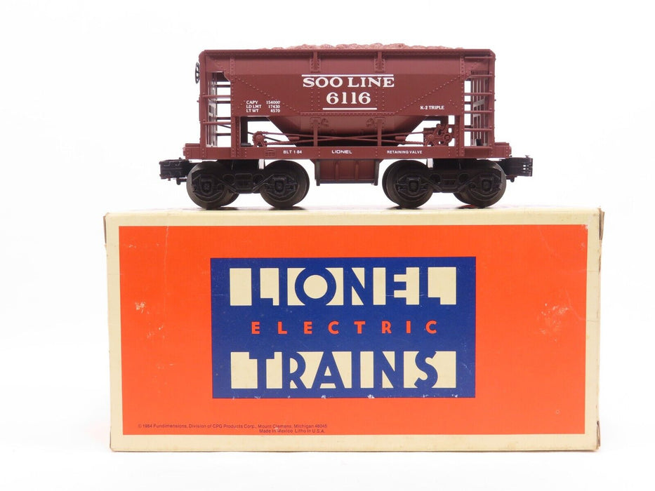 Lionel 6-6116 Soo Line Iron Ore Car LN