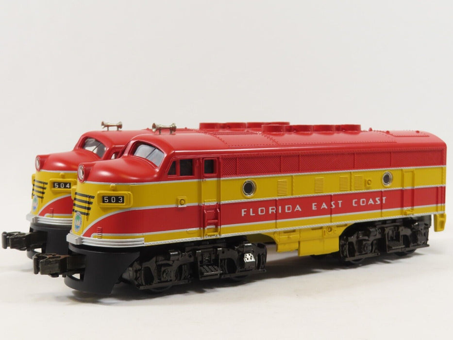 MTH RK-2007LP Florida East Coast F-3 AA Diesel Set LN