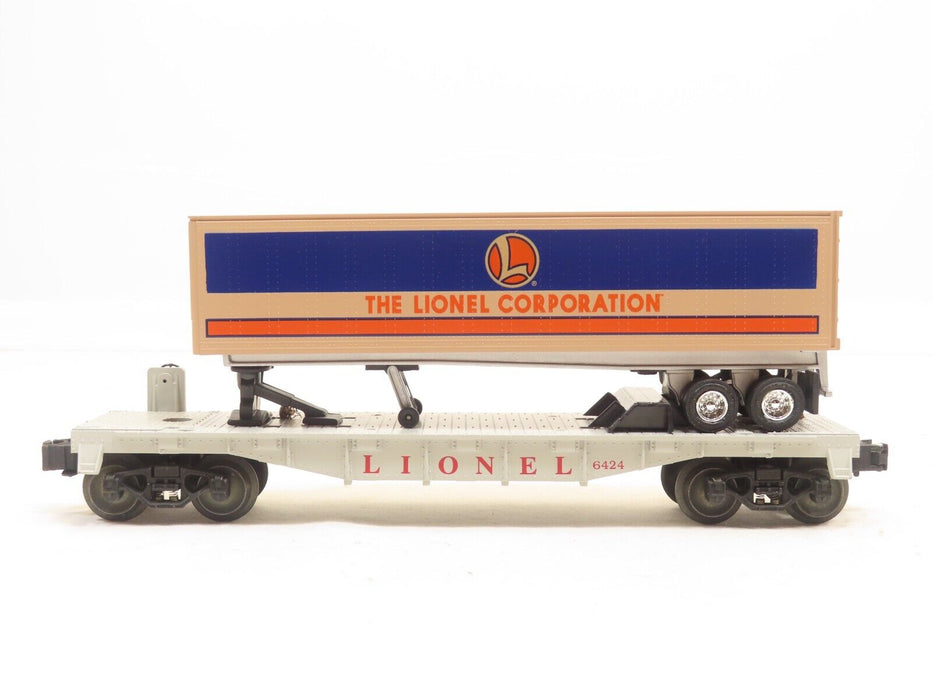 Lionel 6-16924 6424 Lionel Corporation Trailer on Flatcar LN