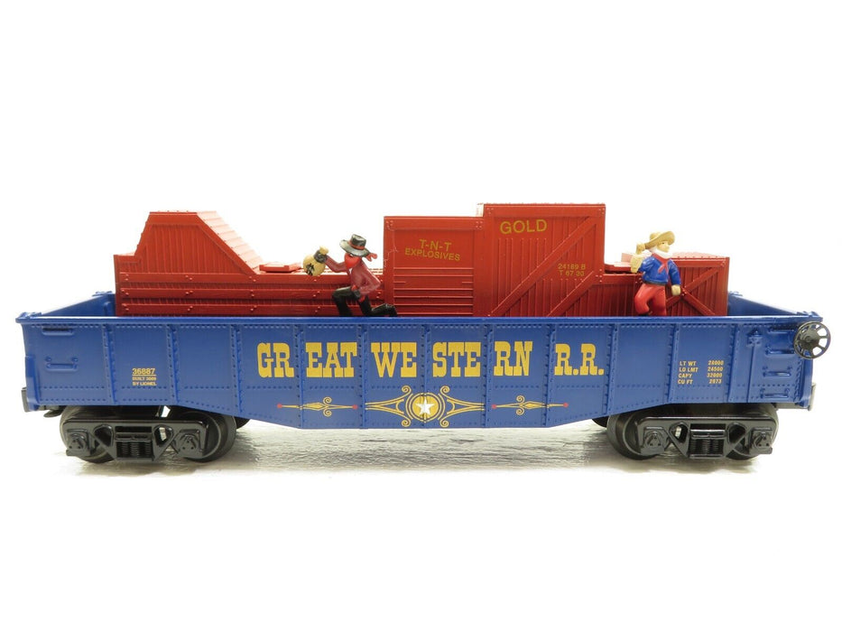 Lionel 6-36887 Great Western Animated Gondola LN