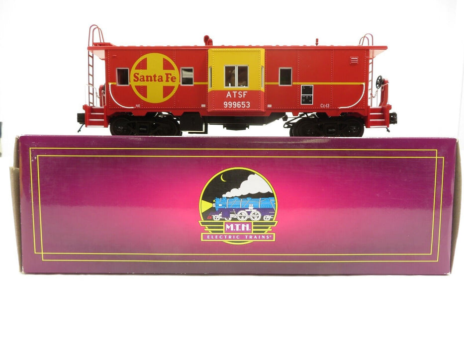 MTH  20-91692 Santa Fe #999653 Bay Window Caboose LN