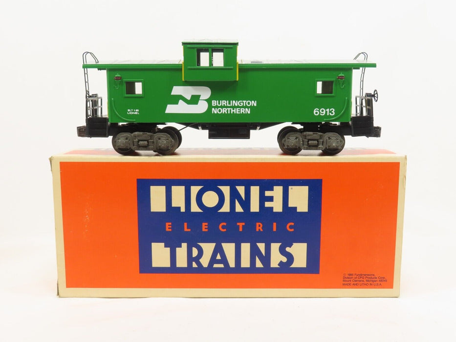 Lionel 6-6913 Burlington Northern Extended Vision Caboose LN