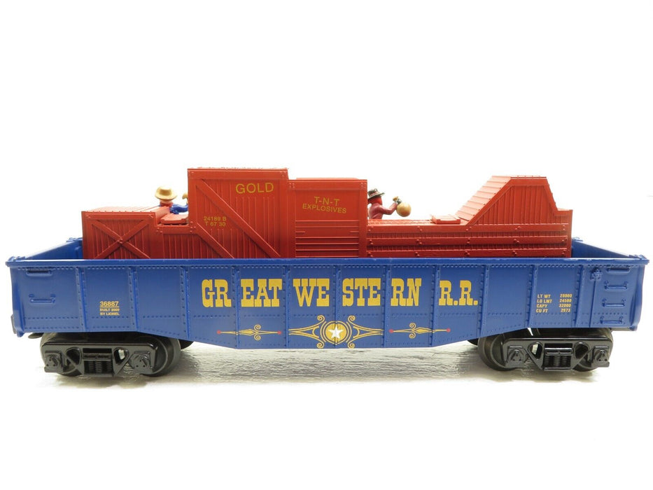 Lionel 6-36887 Great Western Animated Gondola LN