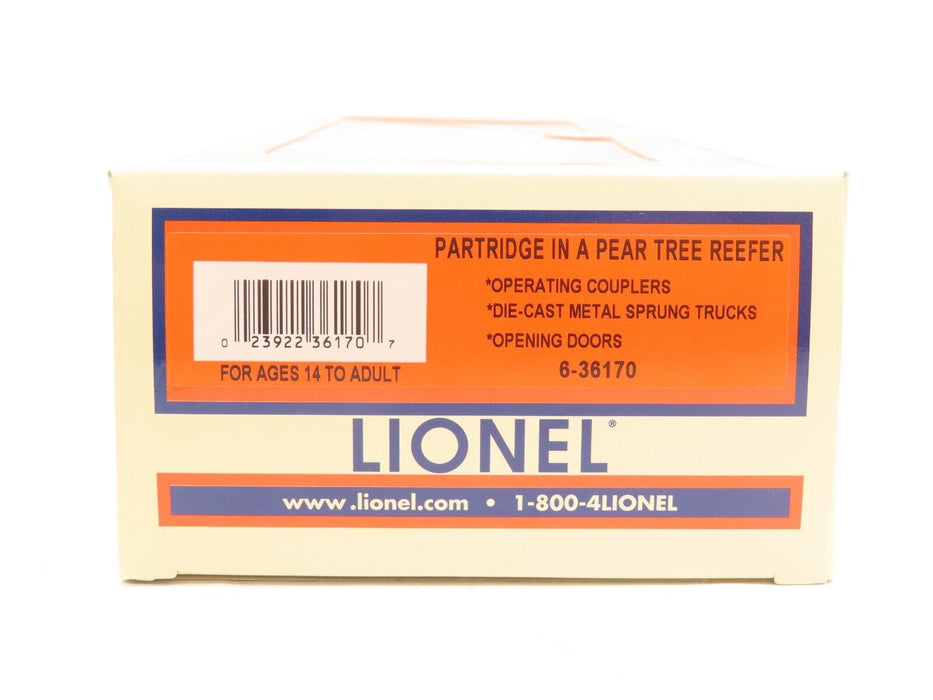 Lionel 6-36170 Partridge in a Pear Tree Reefer LN