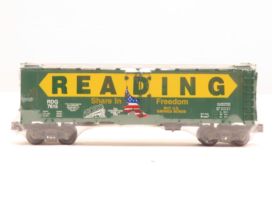 K-Line K-7615 Reading Classic Boxcar LN