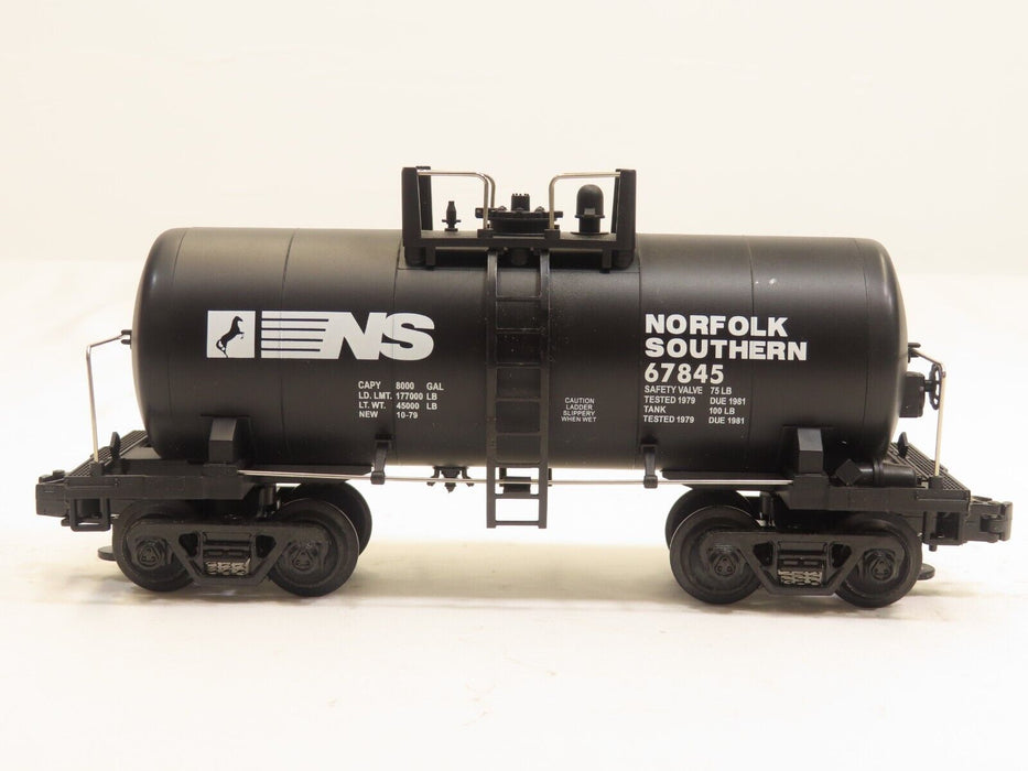 MTH 20-9600L Norfolk Southern O Scale 8000 Gallon Tank Car LN