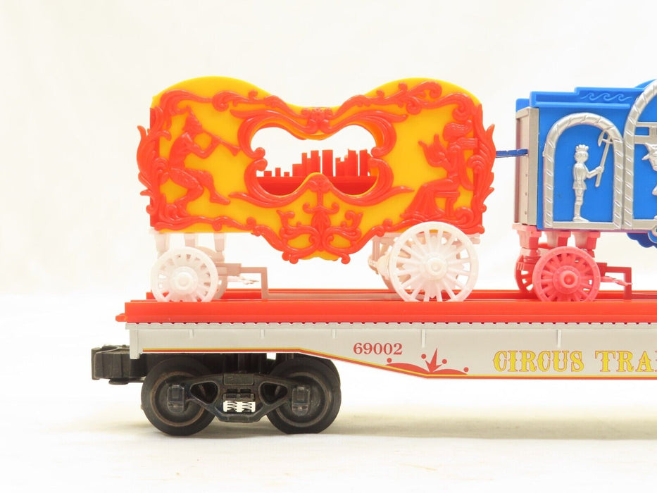 K-Line K-69002 Circus Transport Railway Classic Flat Car w/wagons LN