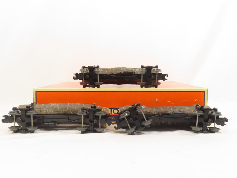 Lionel 6-29415 Western Maryland Log Car 3 Pack LN