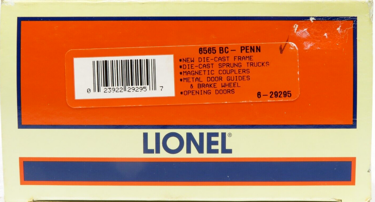 Lionel 6-29295 Pennsylvania 6585 Boxcar NIB