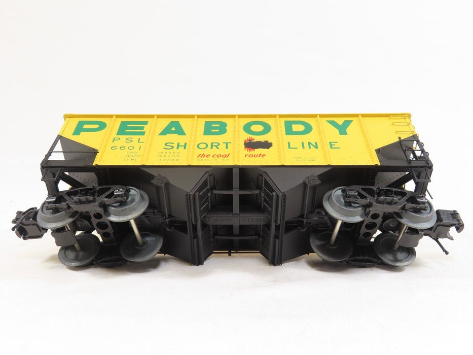 Atlas 3005821-1 "O" 55-Ton Coal Hopper Peabody #6601 NIB