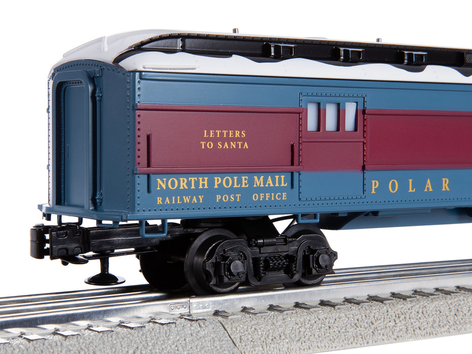 Lionel 84601 O RTR Polar Express Letters to Santa Mail Car w/Snow