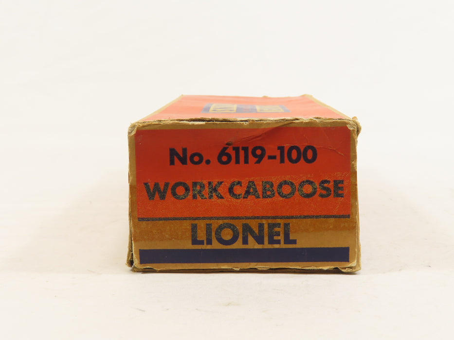 Lionel Postwar 6119-100 DL&W Work Caboose w/ob 6352 EX+