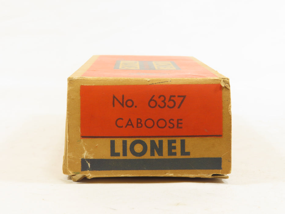 Lionel Postwar 6357 Caboose w/ob 6351 LN
