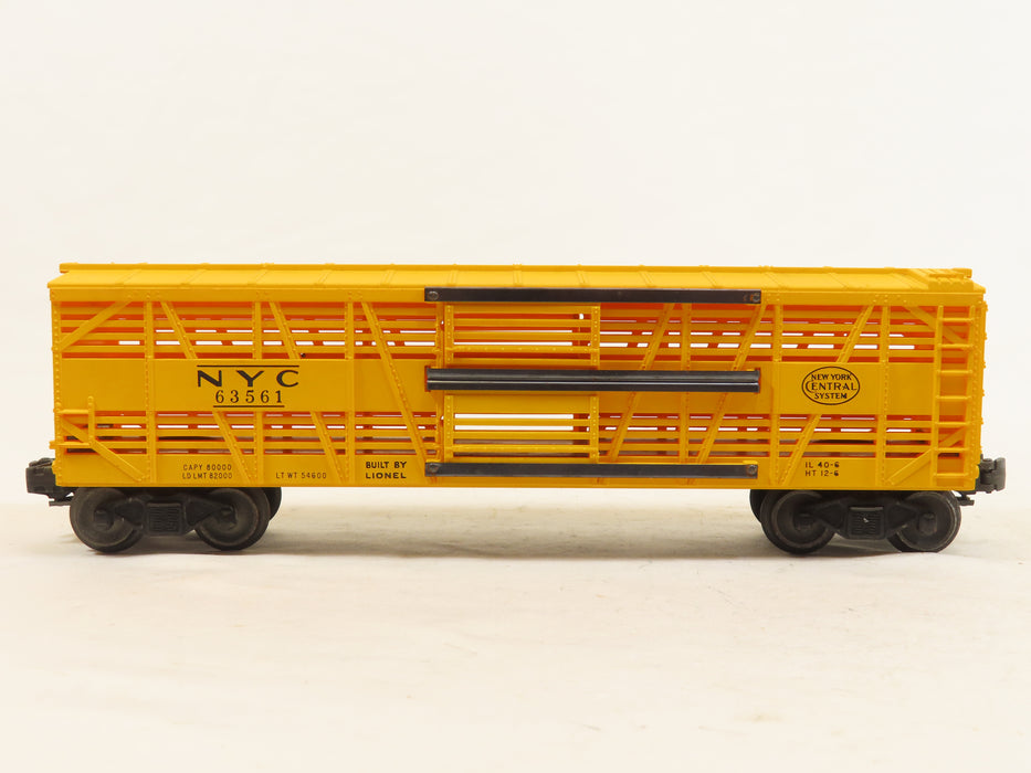 Lionel Postwar 6356 NYC Stock Car w/OB 6359 LN