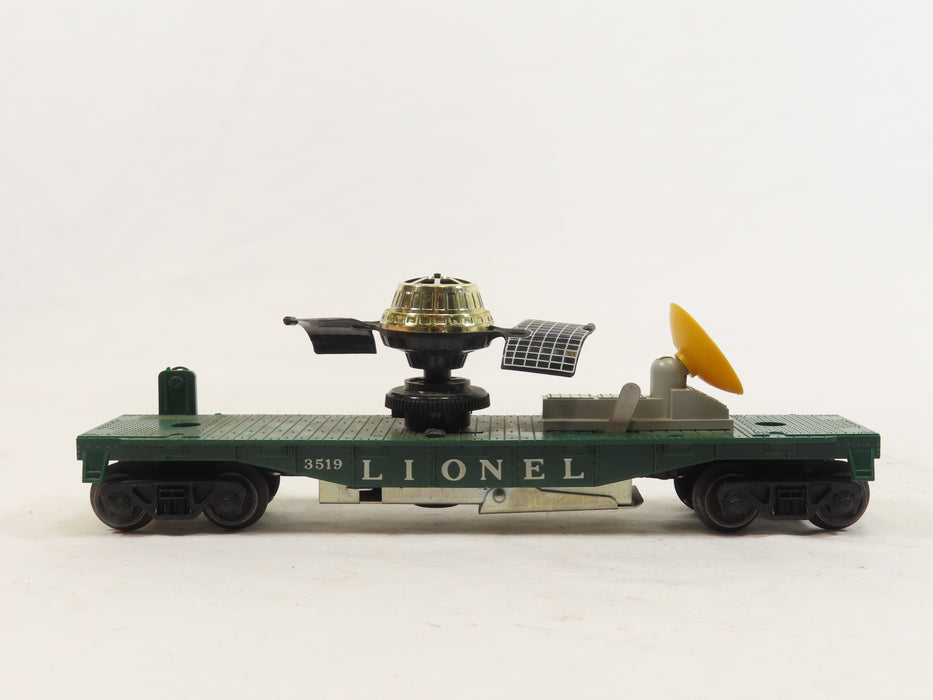 Lionel Postwar 3519 Satellite Launching car w/OB 6366 LN