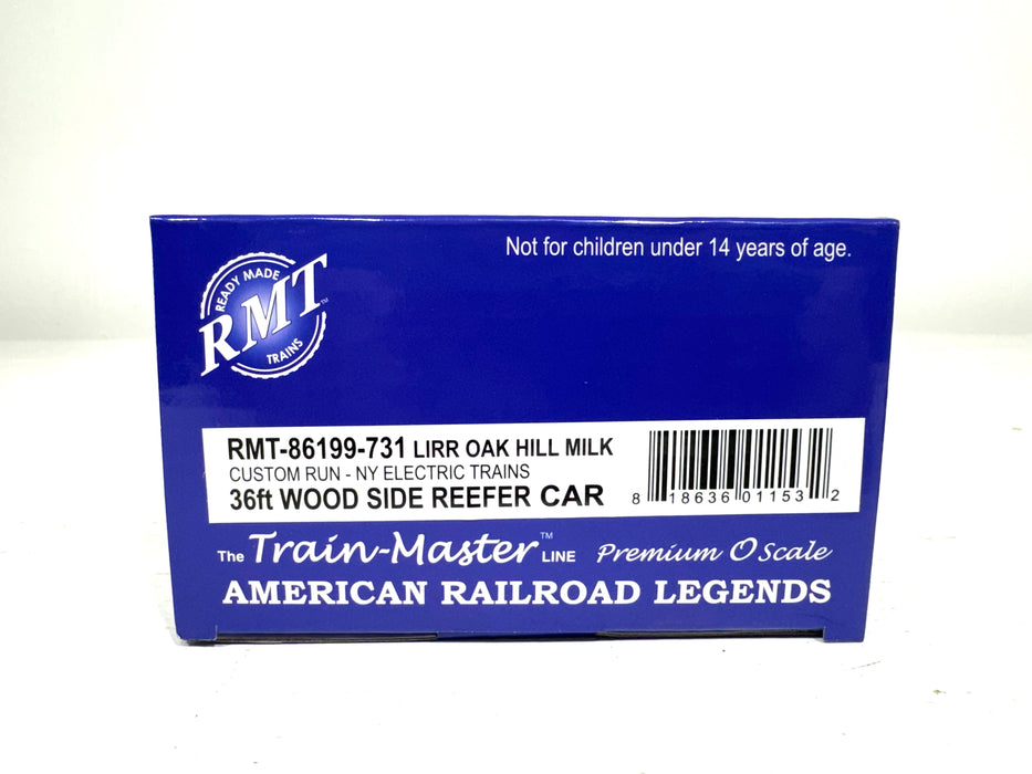 RMT 86199-731 LIRR Oak Hill Milk 36' Wood Side Reefer 3 Pack BLACK FRIDAY ONLY