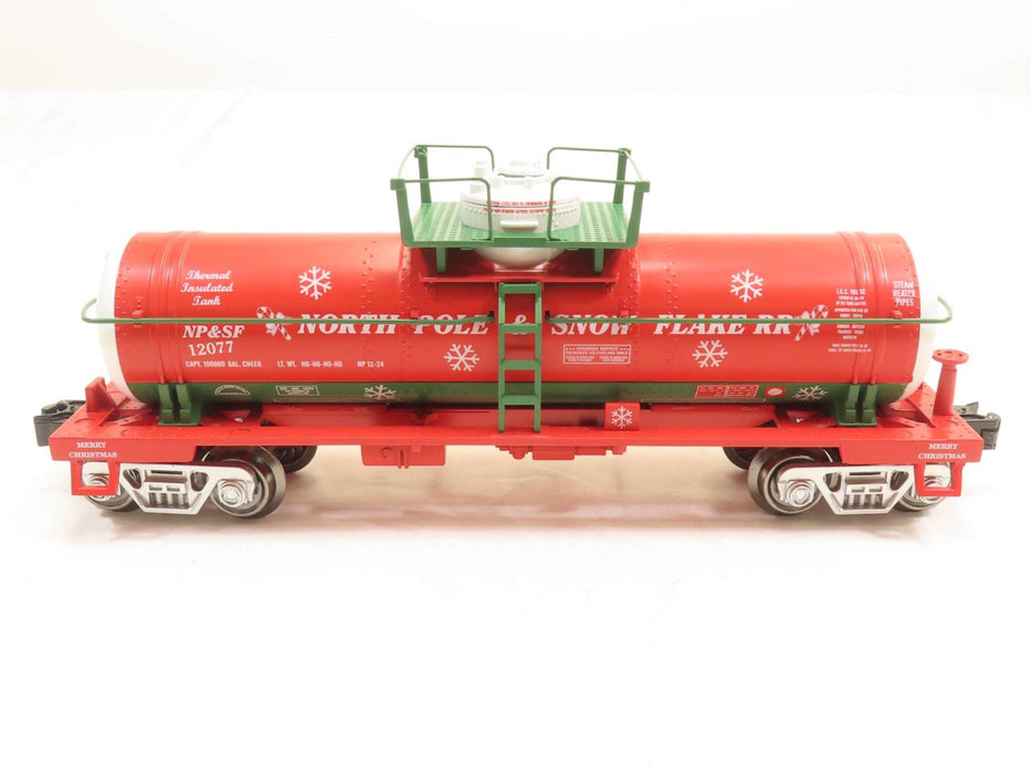 RMT 96850-73 North Pole & Snowflake O Gauge Tank Car Custom Run IN STOCK