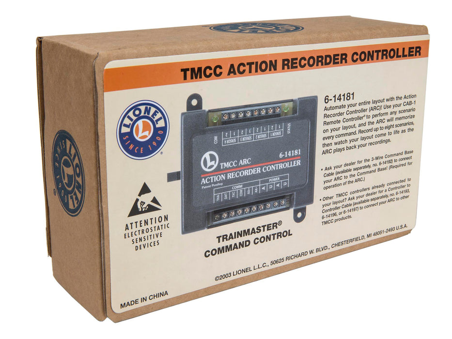 Lionel 14181 O TMCC Action Recorder Controller/ARC