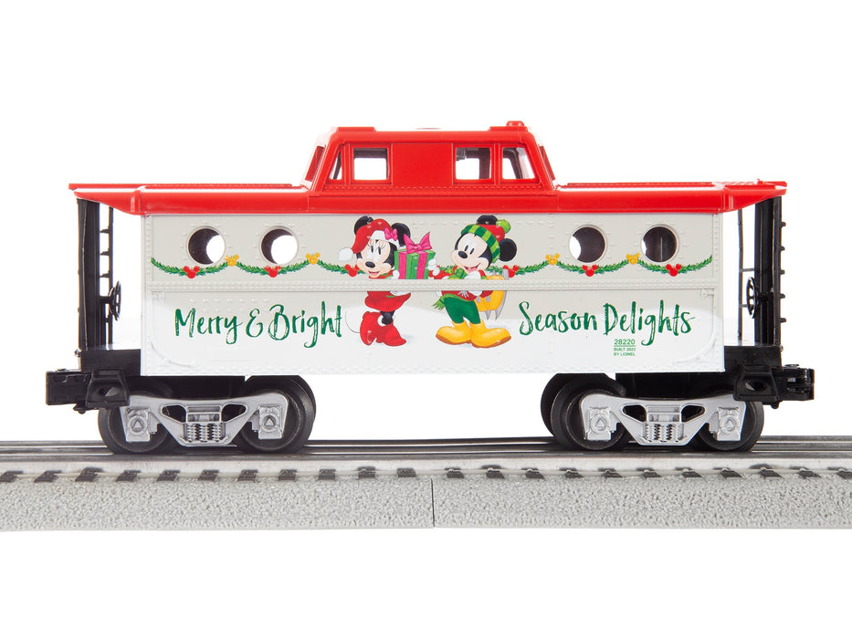 Lionel 2228220 O RTR Mickey & Friends Christmas Caboose