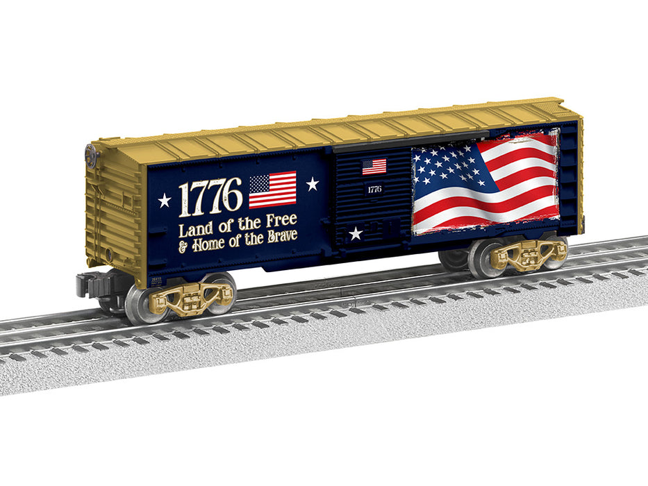 Lionel 2228410 O RTR American Flag LED Car