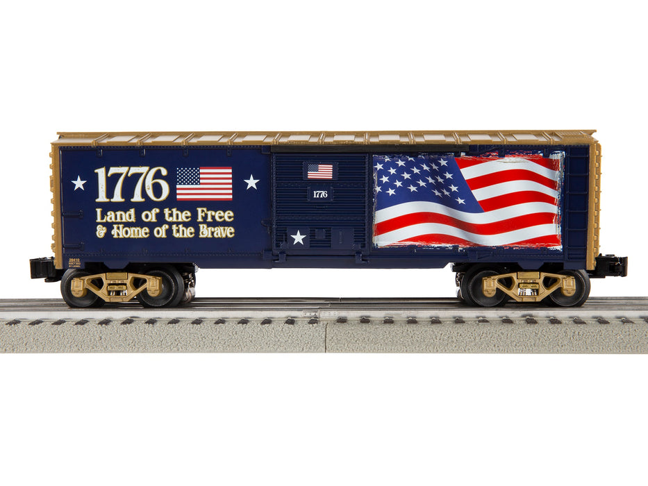 Lionel 2228410 O RTR American Flag LED Car