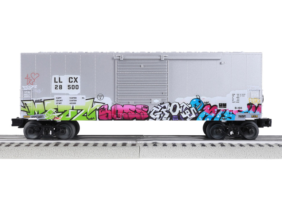 Lionel 2228500 O RTR Graffiti Hi-Cube Boxcar