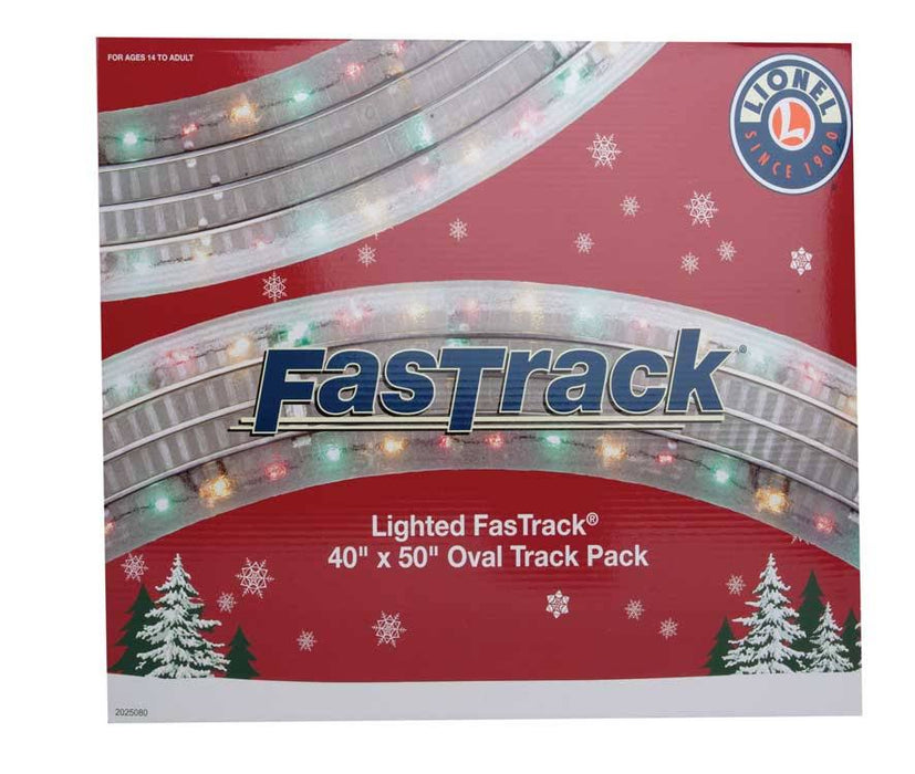 Lionel 2025080 O RTR FasTrack Lighted Oval Pack