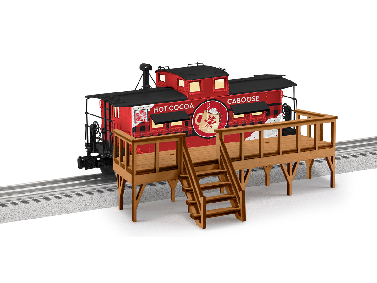 Lionel 2329170 O RTR Hot Cocoa NE Caboose w/Deck — NY-ElectricTrains