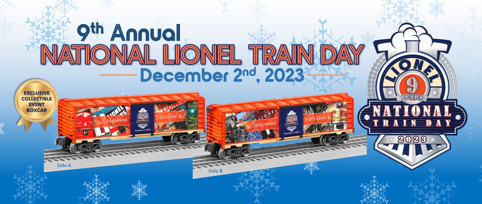 Lionel 2228520 O 2022 NLTD Train Day Boxcar