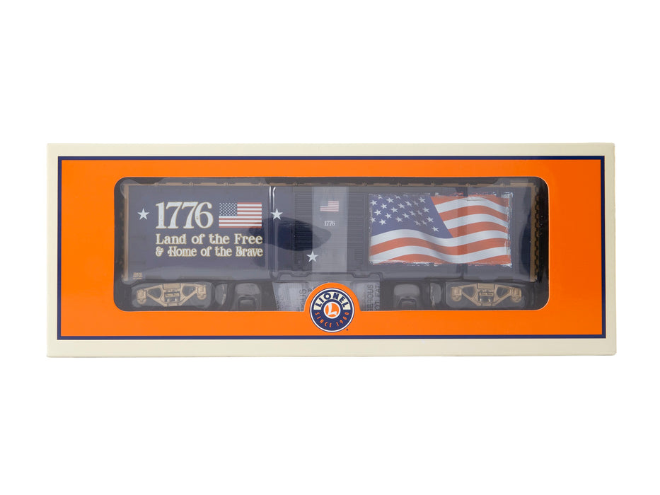 Lionel 2228410 O RTR American Flag LED Car