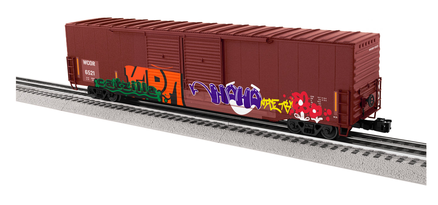 Lionel 2326182 O WCOR Graffiti 60' Boxcar #6521