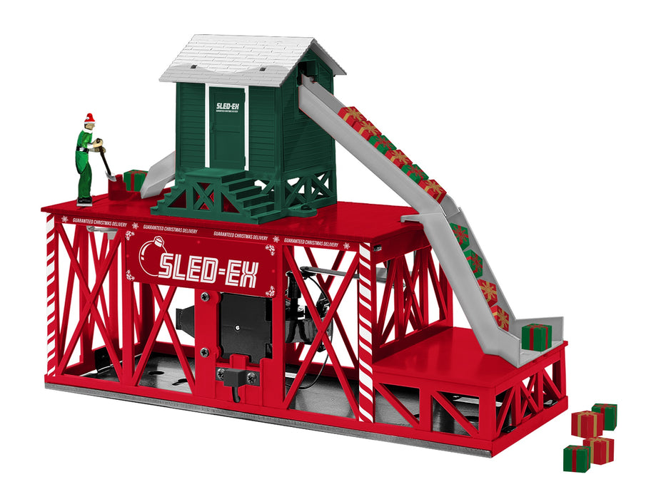 Lionel 2129080 O RTR SledEx Present Chute Station