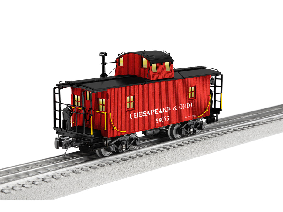 Lionel 2326280 O C&O Wood Caboose #90876