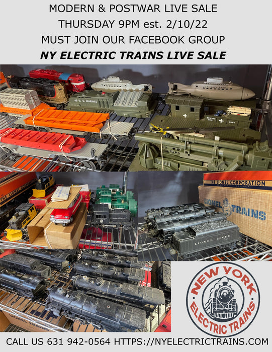 JOIN NY ELECTRIC TRAIN LIVE SALE