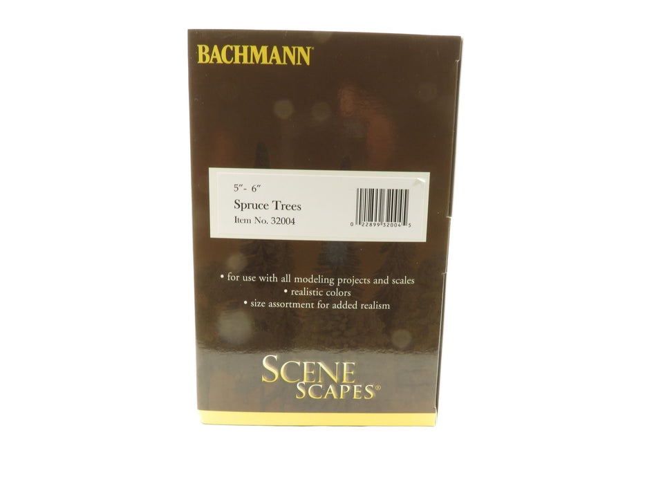 Bachmann BAC32004 5-6" SPRUCE TREES 6PK