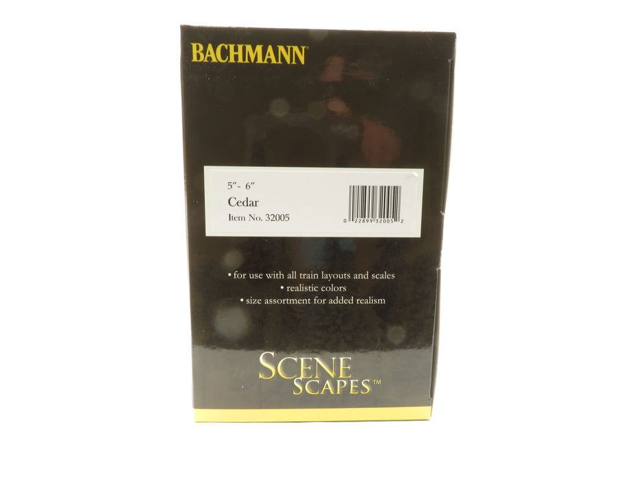 Bachmann BAC32005 5-6" CEDAR TREES  6PK