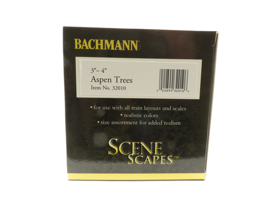 Bachmann BAC32010 3-4" ASPEN TREES 3PK