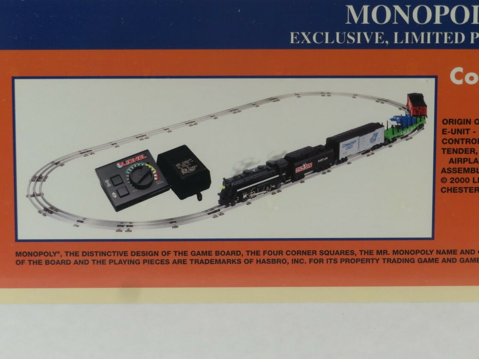 LIONEL 6-52218 Monopoly Eastwood Limited Production Steam loco set Sealed NIB